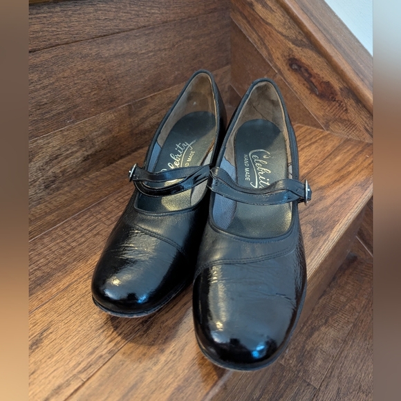 Vintage Celebrity Handmade 1920s Style Mary Jane Heeled Women's Shoes Size 9B - Picture 5 of 14